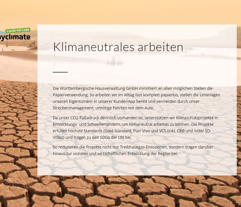 Klimaneutrale WEG Verwaltung für 70806 Kornwestheim